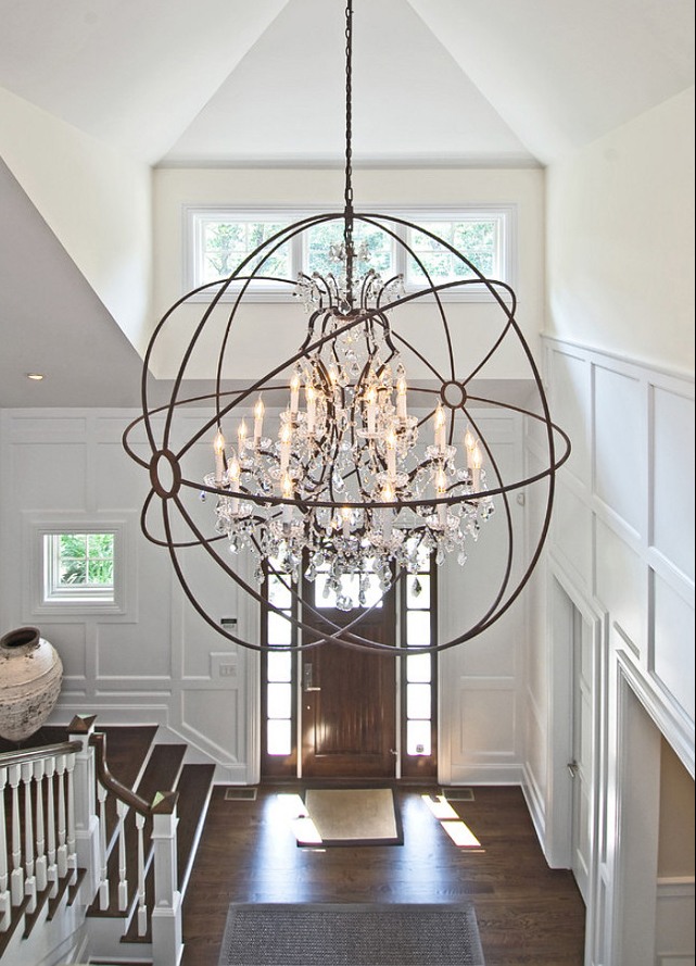 Foucault Orb Clear Crystal Resoration Hardware Eb Designs My Foucault S Orb Clear Crystal Chandelier By Restoration Hardware