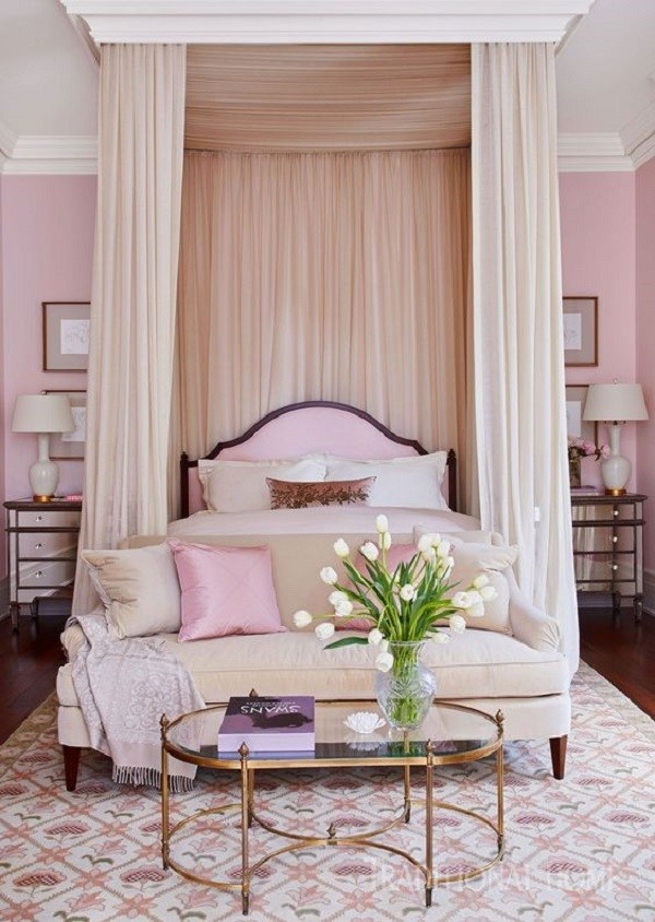How To Place A Rug Under Bed Area Placement Elegant Pink Bedroom