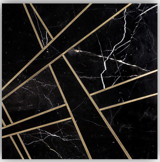 black and gold tile