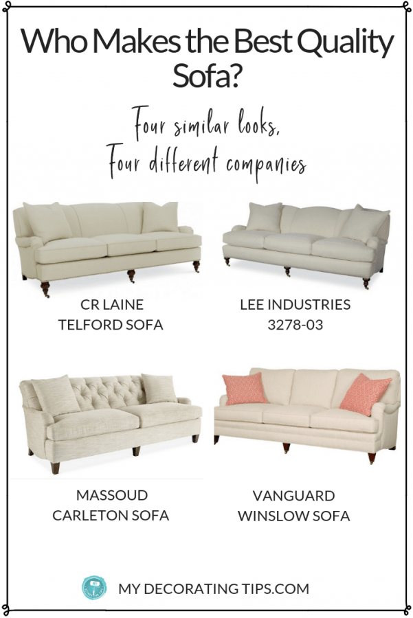 You Surely Want To Know Who Makes The Best Quality Sofa My Four White Sofas