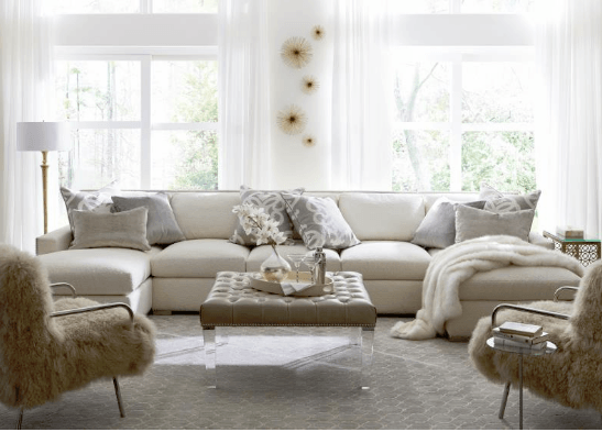 WHITE FURNITURE LIVING ROOM