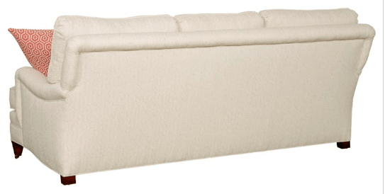 beige sofa back